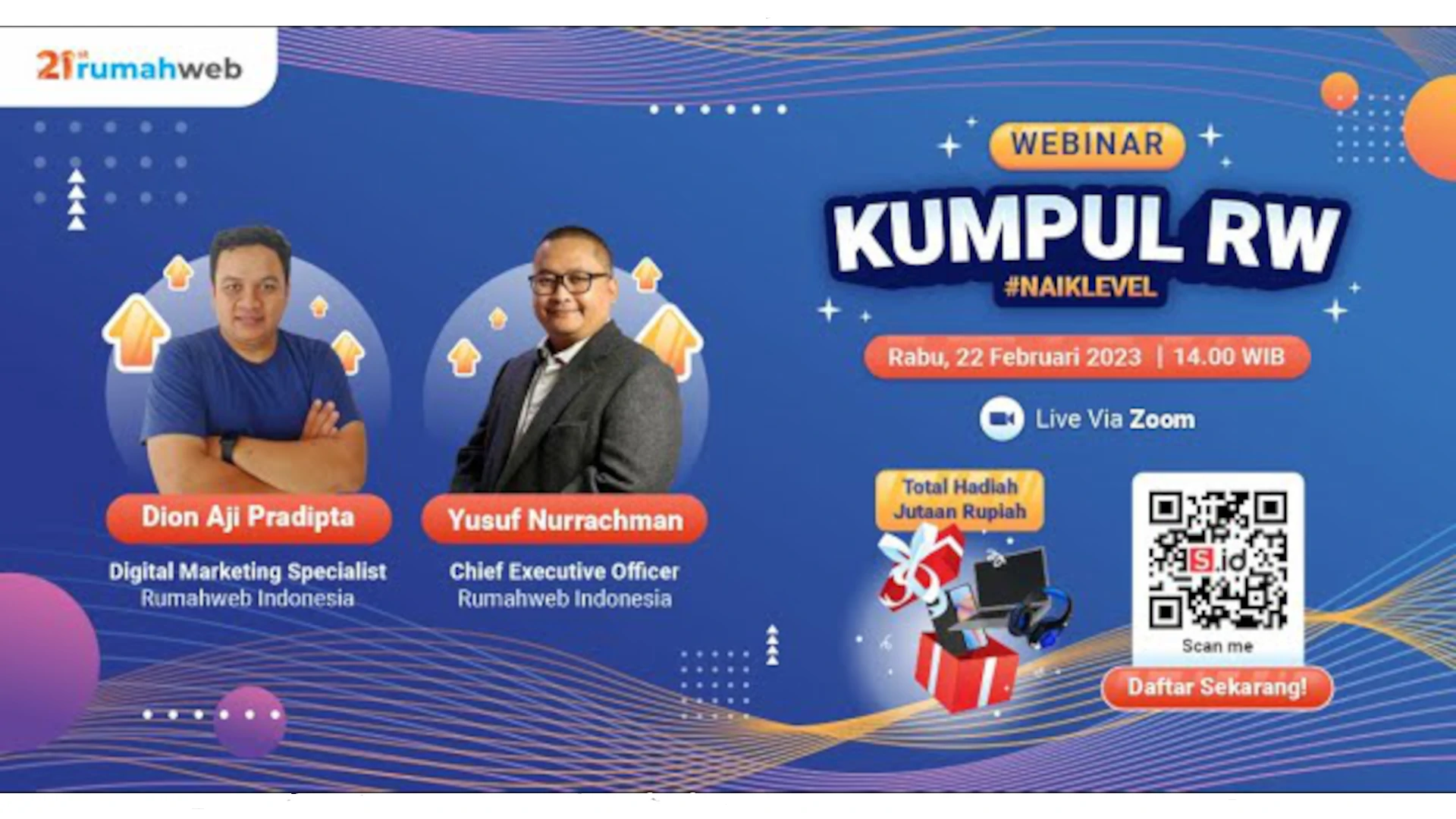 webinar x rumahweb Kumpul RW: Level Up Your Business With Us | Ulang Tahun Rumahweb ke-21